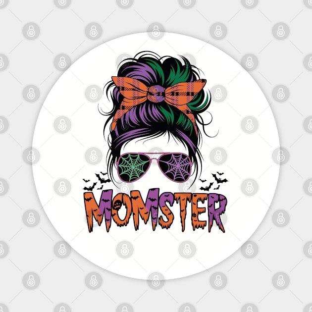 Momster Mom Halloween Magnet by JessArty